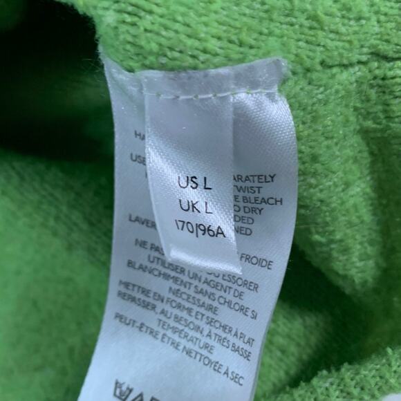 Urban Outfitters L Womens Kyla Cropped Turtleneck Sweater Bright Green - Picture 9 of 10